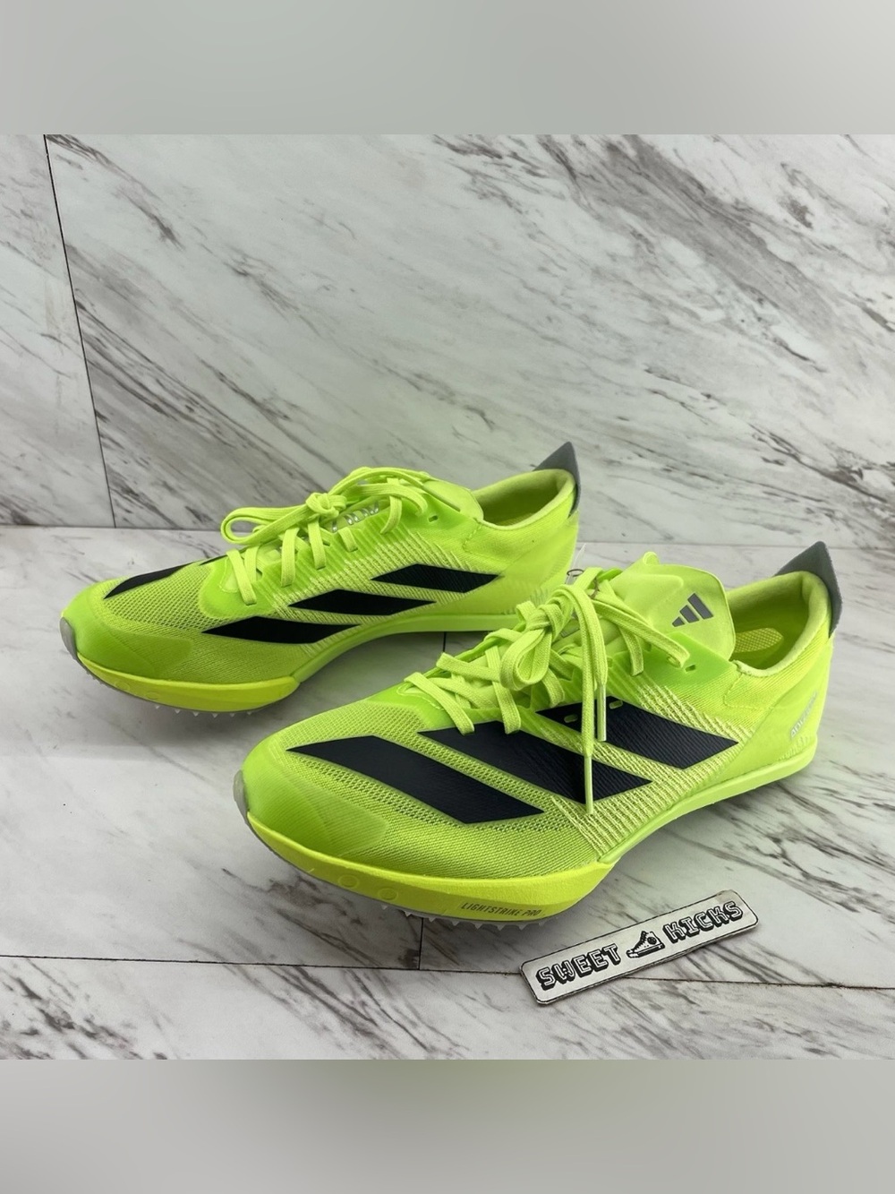Adidas Adizero Finesse Track Spikes IG2018 Lucid Lemon Black